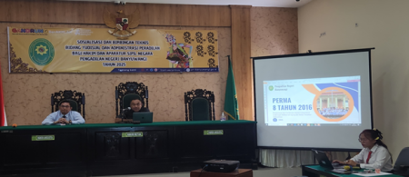 Sosialisasi Perma No. 8 Tahun 2016