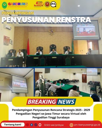 Pendampingan Penyusunan Rencana Strategis 2025–2029 oleh Pengadilan Tinggi Surabaya